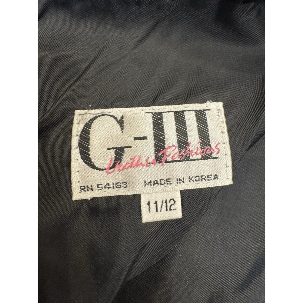 G-III Leather Fashions Women’s 12 Black Genuine Leather Maxi Skirt Y2K Vintage - Picture 3 of 8